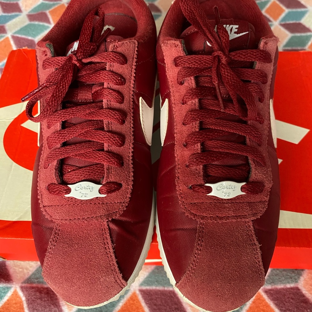 Nike Cortez suede/nylon burgundy